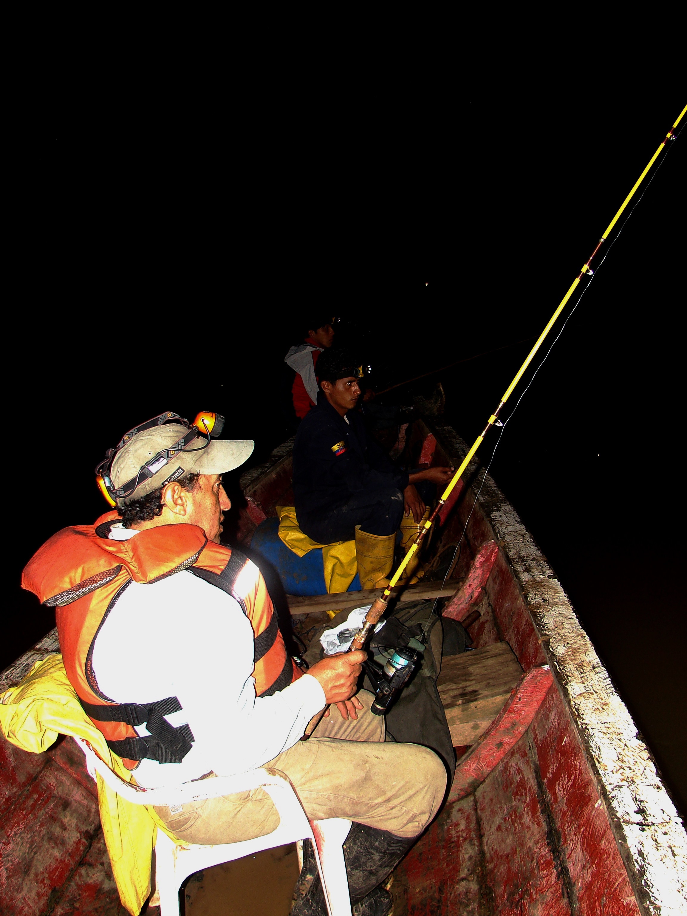 Pesca en el Tiputini